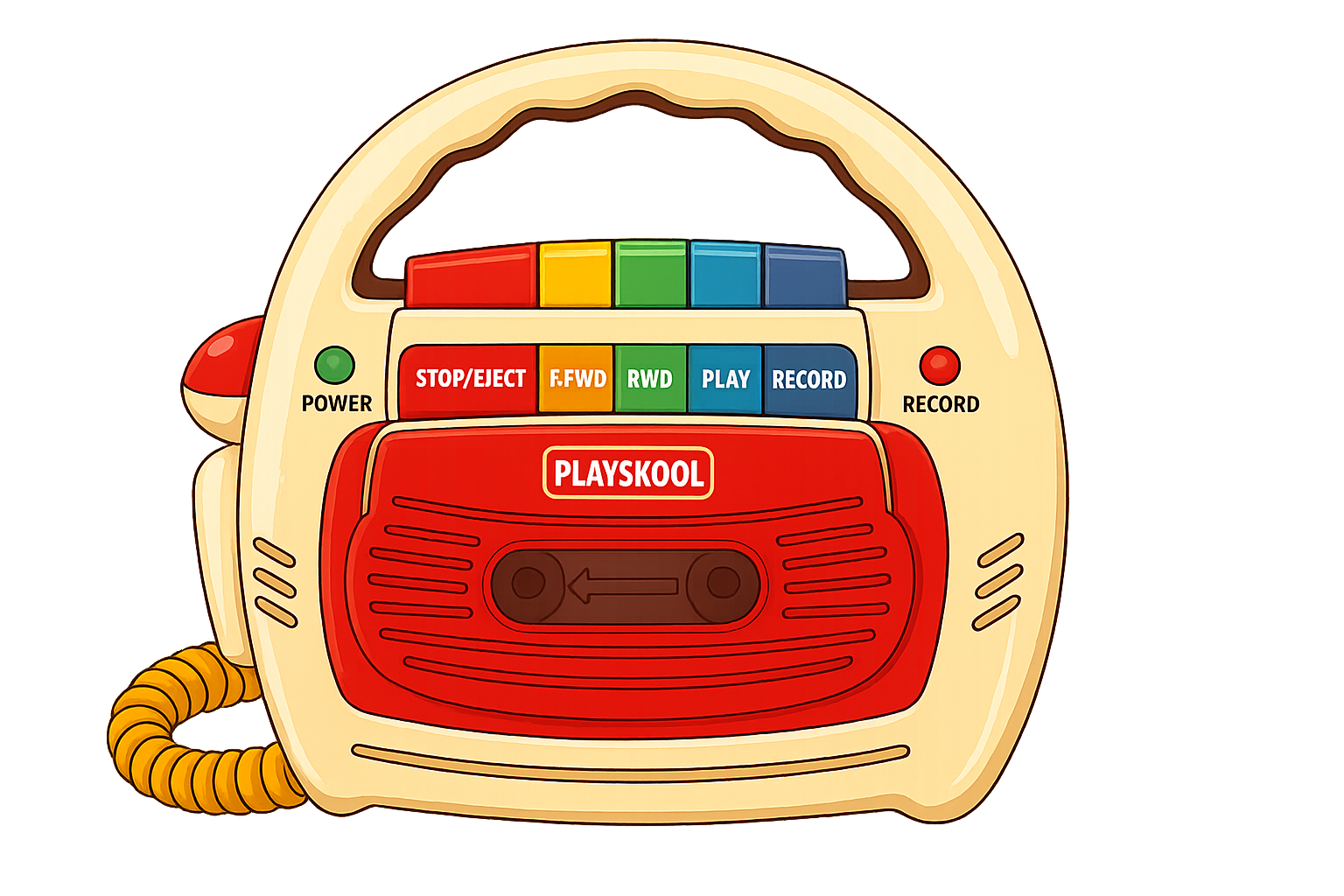 Playskool tape recorder